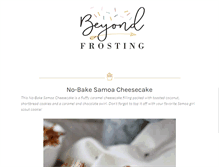 Tablet Screenshot of beyondfrosting.com